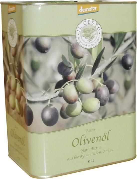 Il Cesto Go Huile d'olive vierge extra - bidons métalliques (3000 ml)