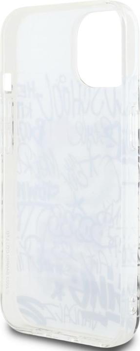 Immagine prodotto Hello Kitty HKHCP15SHDGPHT Custodia rigida per iPhone 15 6.1" biały/bianco IML Kitty On Bricks Graffiti (Apple iPhone 15)