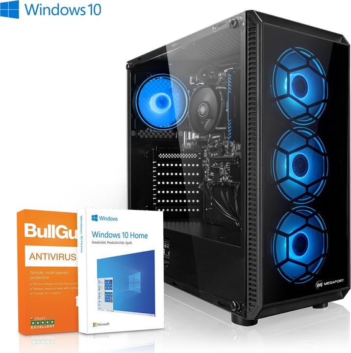 Produktbild Megaport PC AMD Athlon 3000G • Radeon Vega 3 • 8GB • 240GB SSD