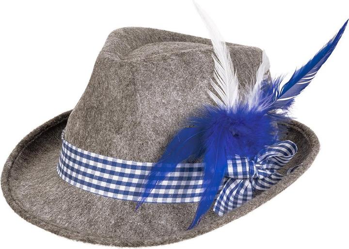 Actual product image Boland Oktoberfest Wiesn Hut Herren mit Hutband und Feder
