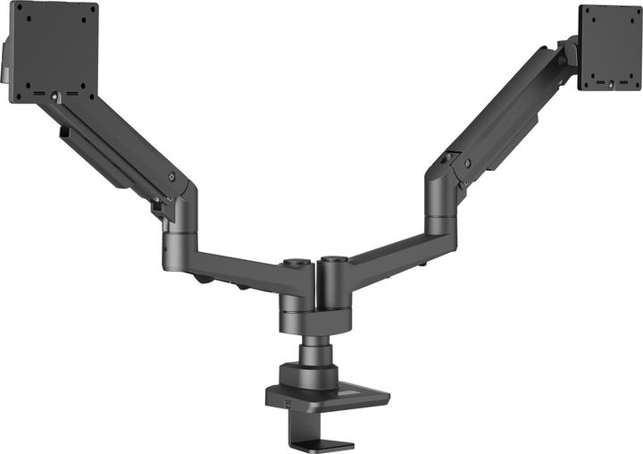 Actual product image edbak Desk Mount | DMV02 Dual Swing Arm | Height adjustment, Tilt | 19-35 " | Maximum weight (capacity) 20 (Table, 35")