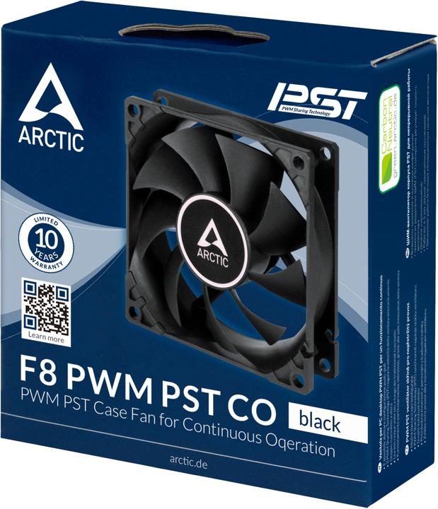Produktbild Arctic F8 PWM PST CO (Black) (80 mm, 1 x)