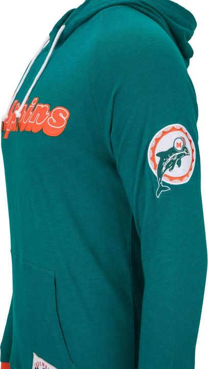 Produktbild Mitchell & Ness Slub Jersey Hoody - Miami Dolphins - XXL (XXL)