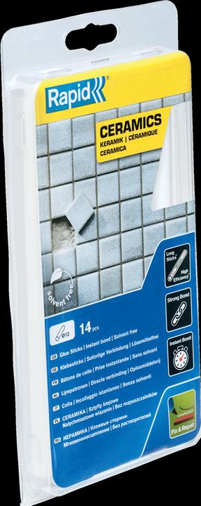 Rapid Ceramic glue sticks Ø12x190mm 14 pieces