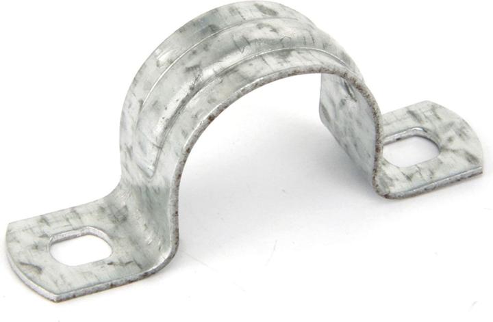 Actual product image Eneroid Mounting clamp, M32, double-lobed, steel/galvanised
