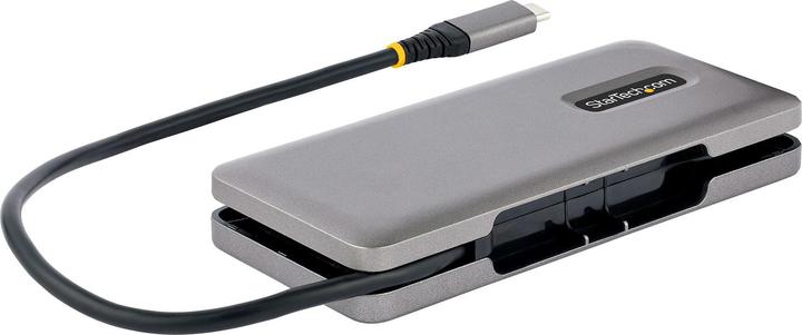 Actual product image StarTech com HB31CM4CPD3, Kabelgebunden, USB 3.2 Gen 2 (3.1 Gen 2) Type-C, 100 W, Grau, 10 Gbit/s, K (USB-A, 4 Ports)