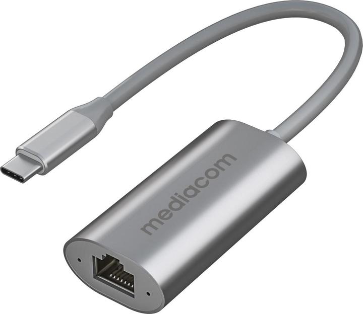Produktbild Mediacom MD-C323 Netzwerkkarte und Ethernet-Adapter 1000 Mbit/s (USB-C, RJ45 (1x))