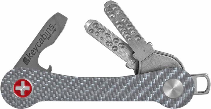 Keycabins Schlüsselorganisator KCCS1.6 Carbon S1 silver
