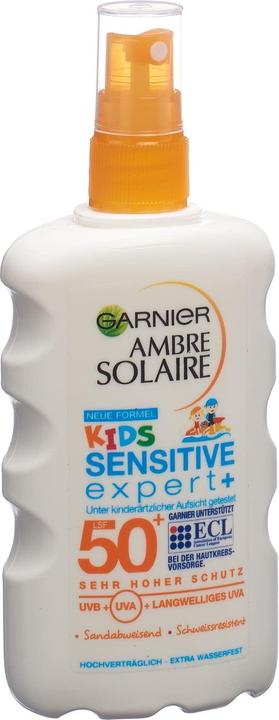 Produktbild Garnier Kids Sensitive Advanced + (Sonnenspray, SPF 50+, 200 ml, 235 g)