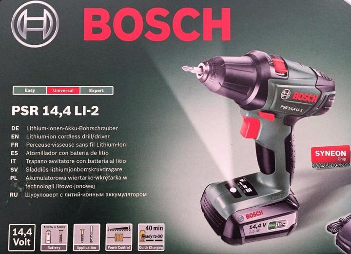 Image du produit Bosch Home & Garden PSR 14.4 Li-2 (Fonctionnement sur batterie)