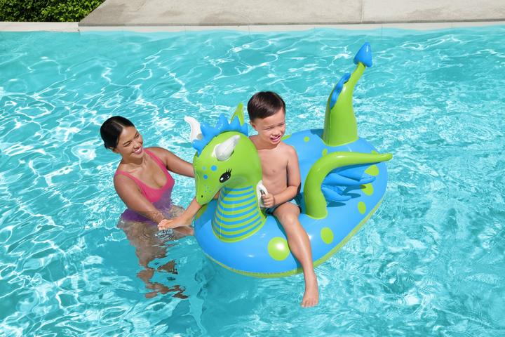 Actual product image Bestway Inflatable Figure Fantasy Dragon Ride-On