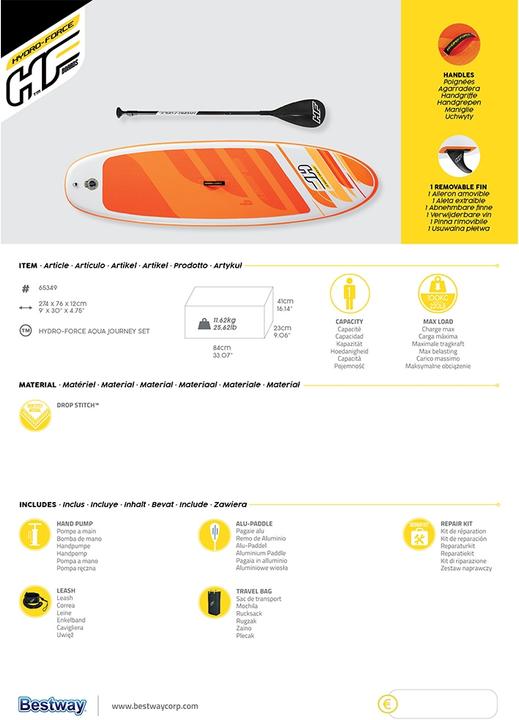 Actual product image Bestway Aqua Journey Set (9')