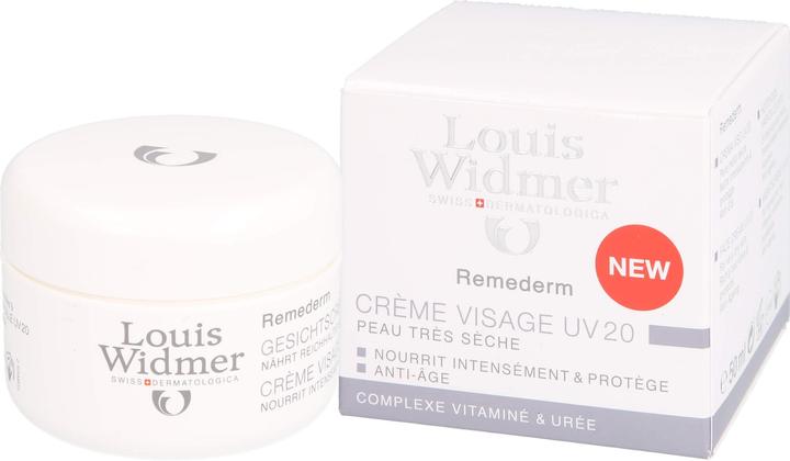 Immagine prodotto Louis Widmer Remederm Face Cream UV profumato (50 ml, Crema da giorno, SPF 20)