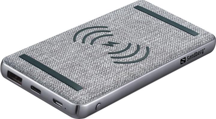 Actual product image Sandberg 10000 PD20W+Wireless (10000 mAh, 20 W, 37 Wh)