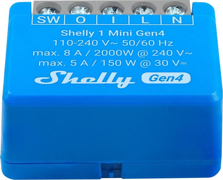 Actual product image Shelly 1 Mini Gen4 (Switch actuator)