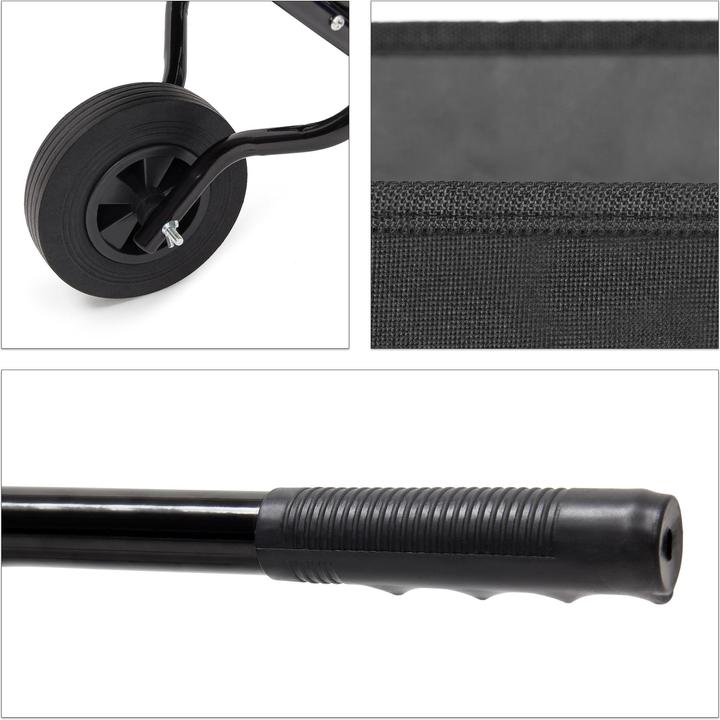Actual product image Relaxdays Folding wheelbarrow