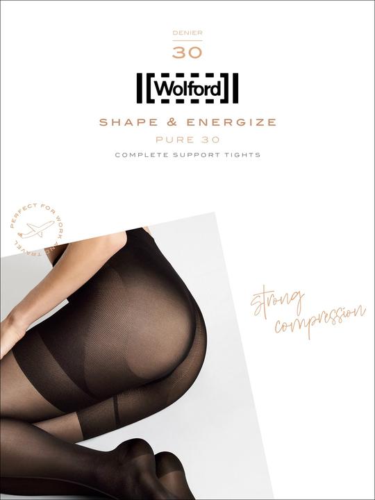 Image du produit Wolford Pure 30 Complete Support Collant de soutien, couleur 4365 gobi, taille 34-36 (30 DEN, 34 - 36)