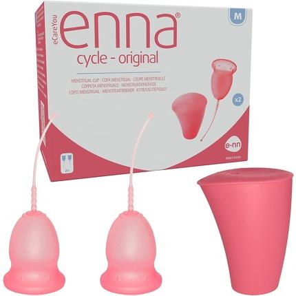 Produktbild Menstrual Cups Size M with Applicator and Sterilizer Box - Pack of 2 (M)