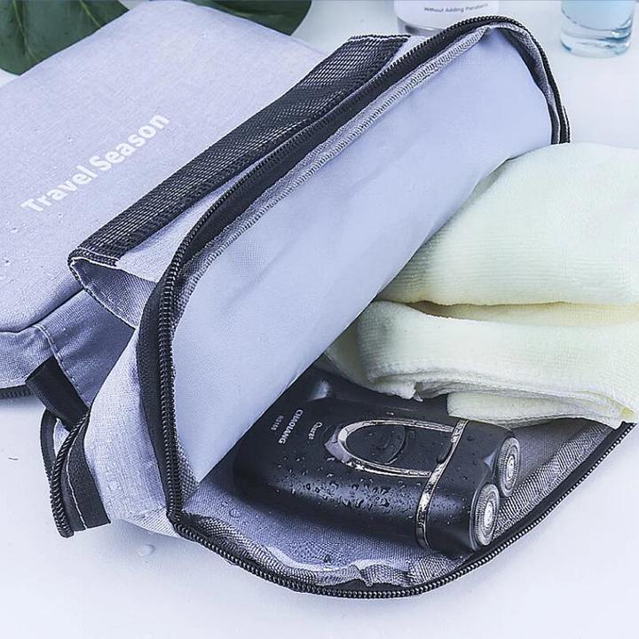 Produktbild Only-Bags.Store Hängende Reise-Toiletten-Tasche Wasserdichtes Make-up Kosmetik Kosmetikerin Falttasche Bad und