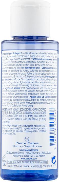 Produktbild Klorane Waterproof Make-up-Entferner mit BIO-Kornblume (Make-Up Entferner, 100 ml)