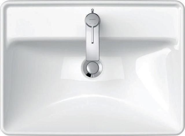 Immagine prodotto Duravit Lavabo da incasso D-NEO 600x435mm m ÜL m HLB 1 foro per rubinetto bianco (Lavello montato, 43.50 cm, 60 cm)