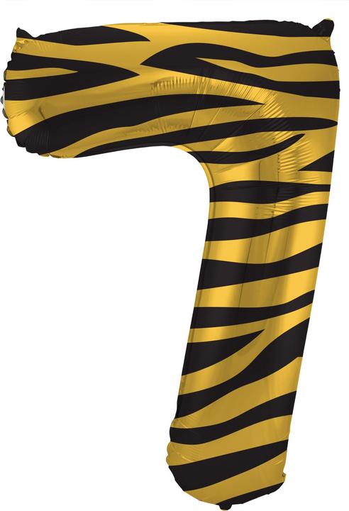 Immagine prodotto Folat Palloncino in foil Numero 7 Tiger Chic - 86 cm