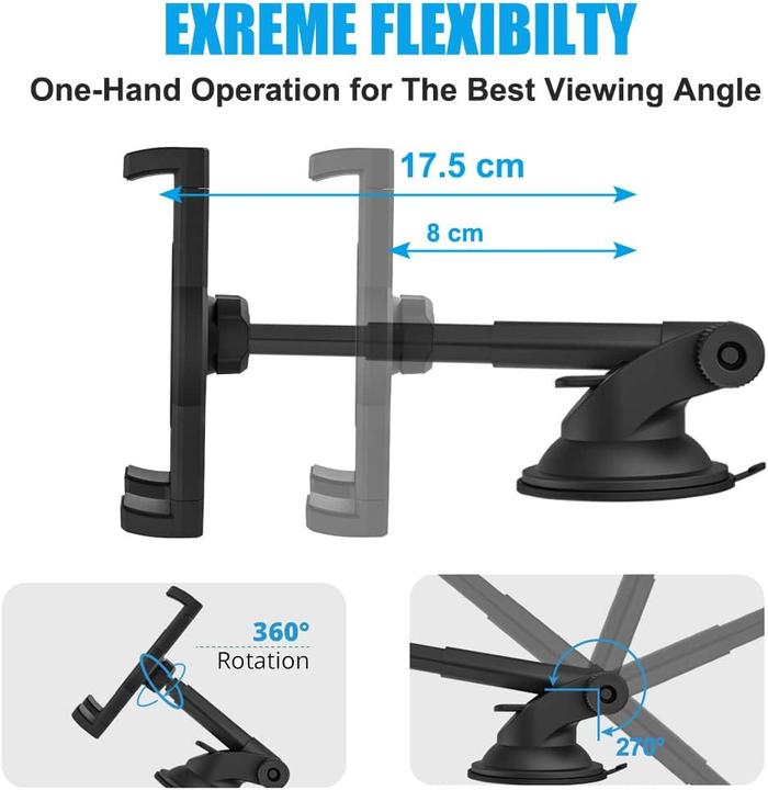 Actual product image Woleyi Car tablet & mobile phone holder