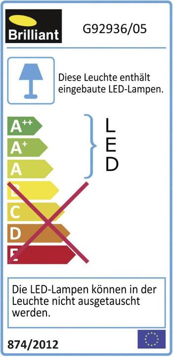 Energy Label Brilliant Clamp lamp Antony (200 lm)