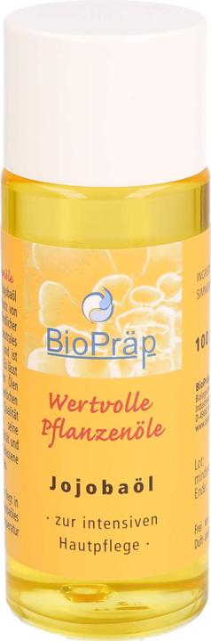 BioPräp Jojobaöl kalt gepresst Buxus chinensis, 100 ml Öl (Körperöl, 100 ml)