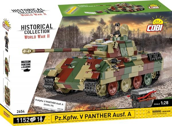 Produktbild Cobi COBI-2654 - 1150 PCS HC WWII 2654 PANZER V PANTHER AUSF.A