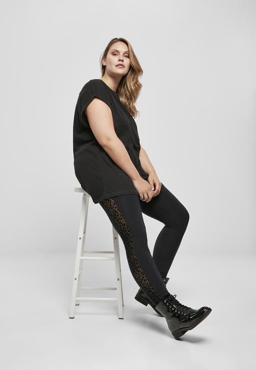 Immagine prodotto Urban Classics Leggings a righe in pizzo da donna (XS)