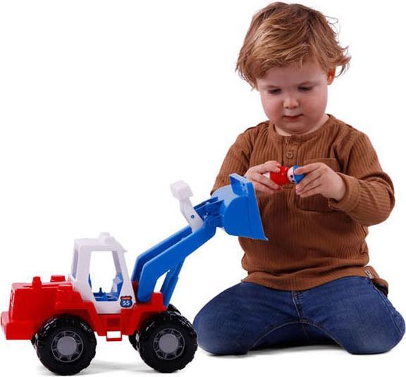 Actual product image Polesie Cavallino excavator with play figure