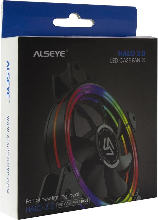 Actual product image Intertech Inter-Tech Alseye Halo 3.0 computer case fan (120 mm, 1 x)