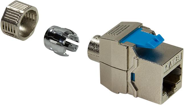 Actual product image LogiLink Keystone socket STP AWG22-24 16.5mm wide Cat.8.1 (U/FTP, CAT8.1, 0.03 m)