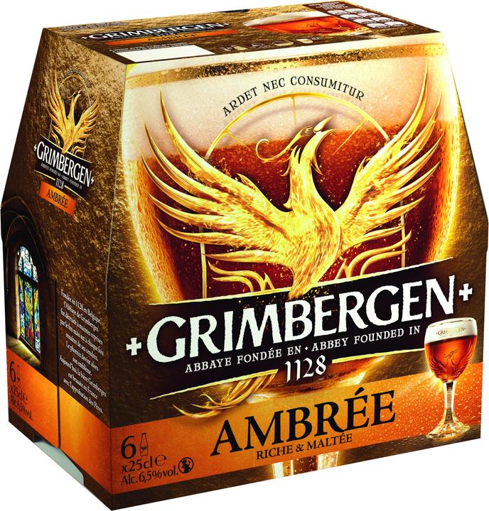 Actual product image Grimbergen Ambrée (6 x 25 cl)
