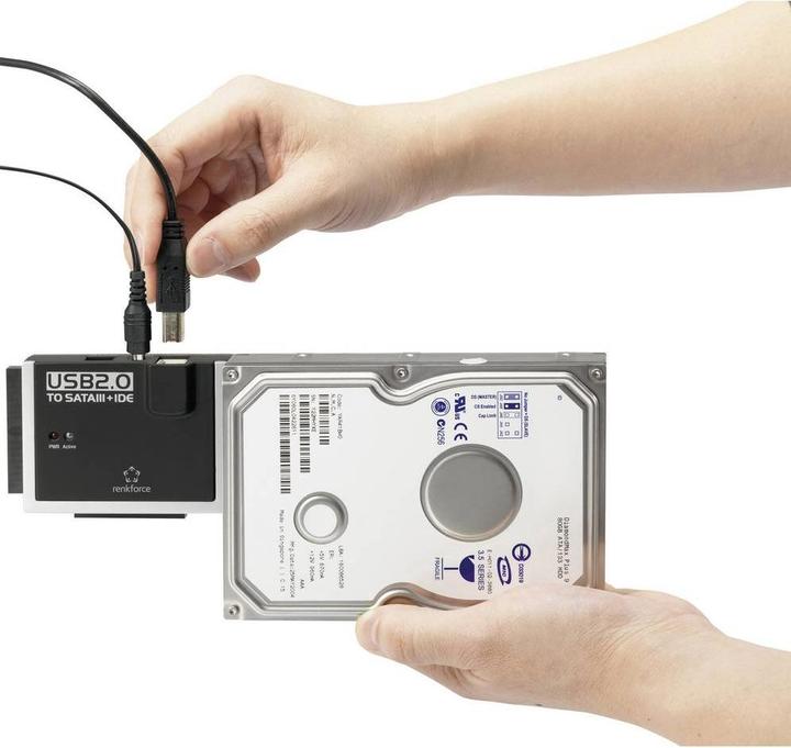 Produktbild Renkforce USB 2.0 zu IDE+SATA Konverter