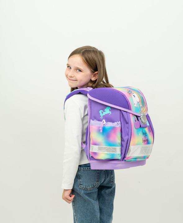 Produktbild Belmil CLASSY Schulrucksack-Set Rainbow Color (19 l)