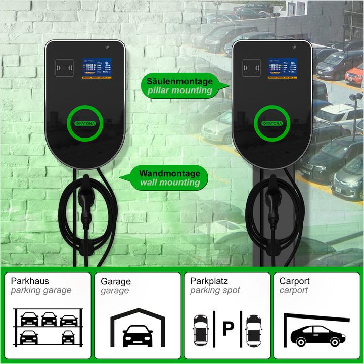 Produktbild Patona Premium Wallbox WB1-11 App (Typ 2, 11 kW, 16 A)