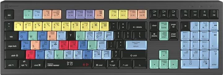 Produktbild Logickeyboard LKB-CBASE-A2M-DE Tastatur USB QWERTZ Deutsch Schwarz (DE, Kabelgebunden)
