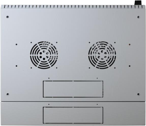 Produktbild EFB Elektronik 19" Wandgehäuse 12HE, schwenkend, 2-teilig, RAL7035, Tiefe 600 mm (12 HE, 19 Zoll Rack)