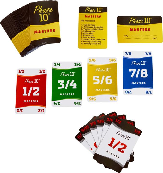 Produktbild Mattel Games Phase 10 Masters Kartenspiel (Deutsch)