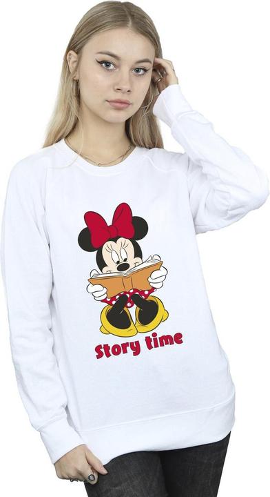 Actual product image Disney Womens/Ladies Minnie Mouse Story Time Sweatshirt (S)