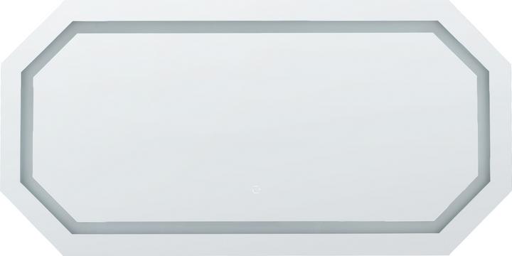 Image du produit Beliani Miroir de salle de bain avec éclairage LED octogonal 120 x 60 cm LOCMARIAQUER (120 x 60 cm)