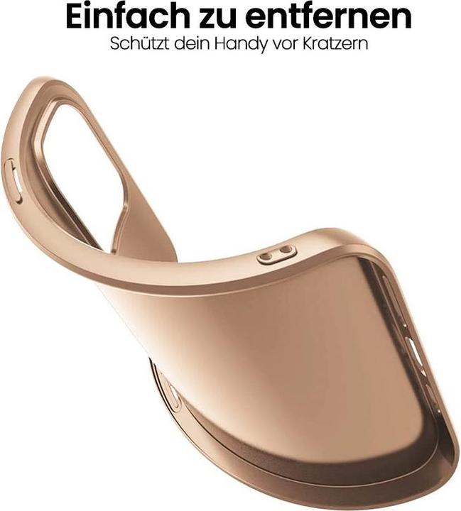 Image du produit X-Level iPhone 12 Pro Max - Guardian Backcase aus TPU, ultra dünn & flexibel, Kameraschutz, Gold (Apple iPhone 12 Pro Max)