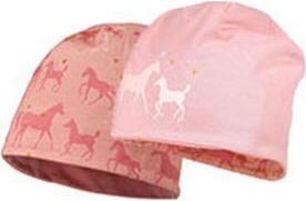 Produktbild Maximo Mütze Beanie reversible Horses Gr. 55 - 57 (55 - 57)