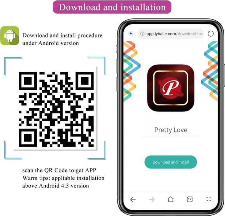 Image du produit Pretty Love Télécommande Vibrante Billy Violet - Application Gratuite