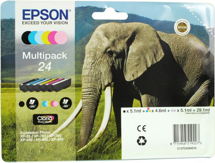 Epson Multipack 24, Claria Photo HD (M, C, Y, BK, LC, LM)
