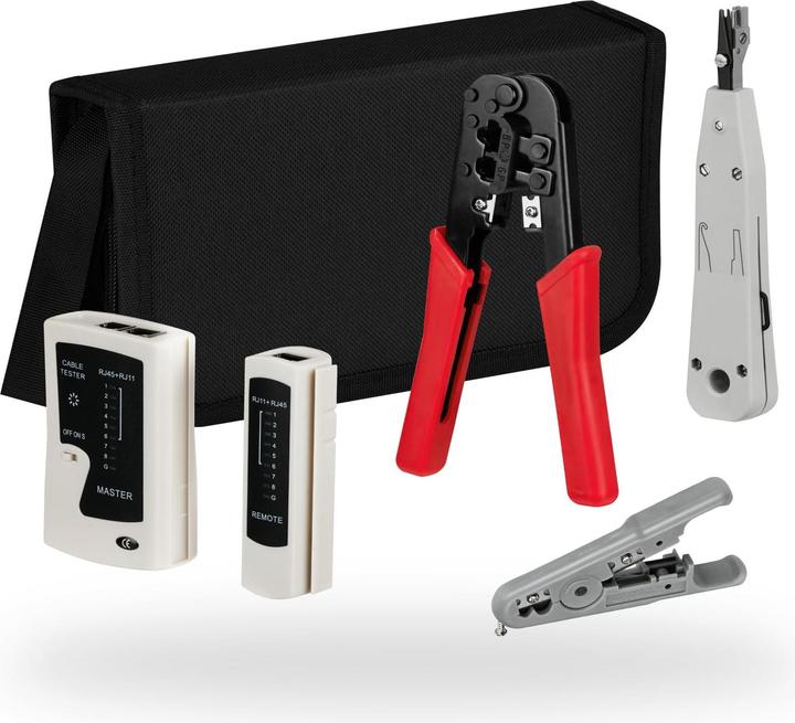 M-Cab Network Tool Set W/ Bag. 4 Pcs (Tool)