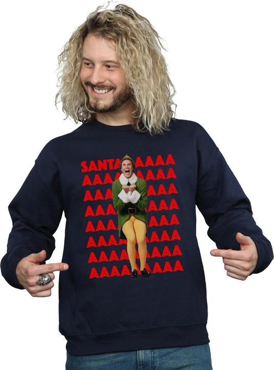 Produktbild Elf Buddy Santa Scream Sweatshirt (XL)