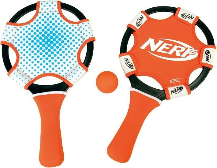 Nerf Set di palloni da spiaggia in neoprene da 2 mazze e palla in PVC